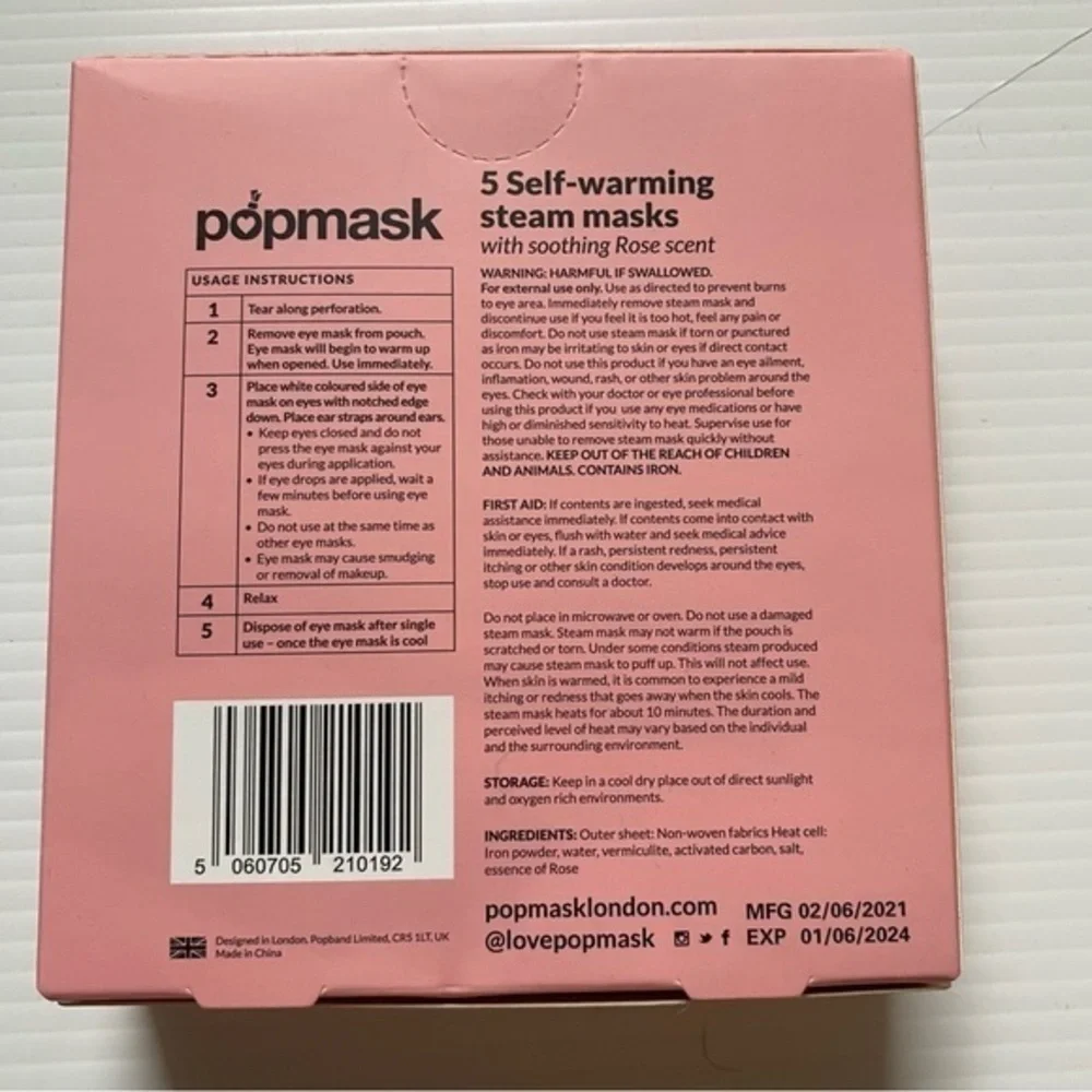 Lot of3 Beauties. Ciate Palette,‎ Refreshments Body Cream, Popmask Steam masks